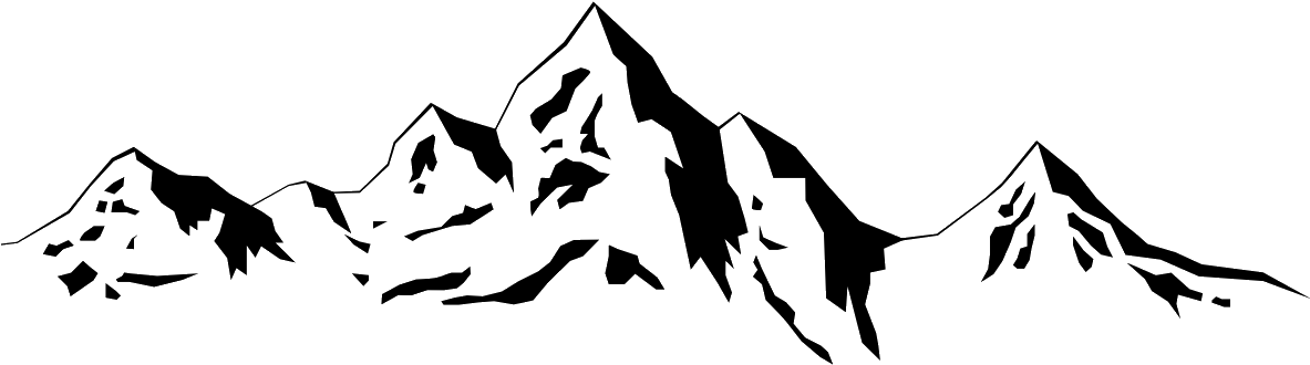 outline of a mountain range